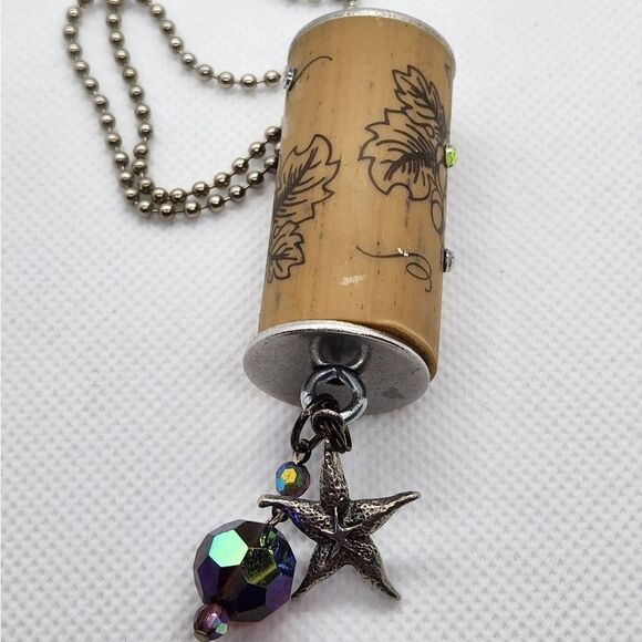 🔺️Wine Cork & Starfish Charm Necklace - Picture 6 of 6